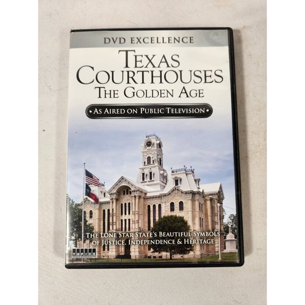 Texas Courthouses The Golden Age DVD Documenatry w Bonus DVD